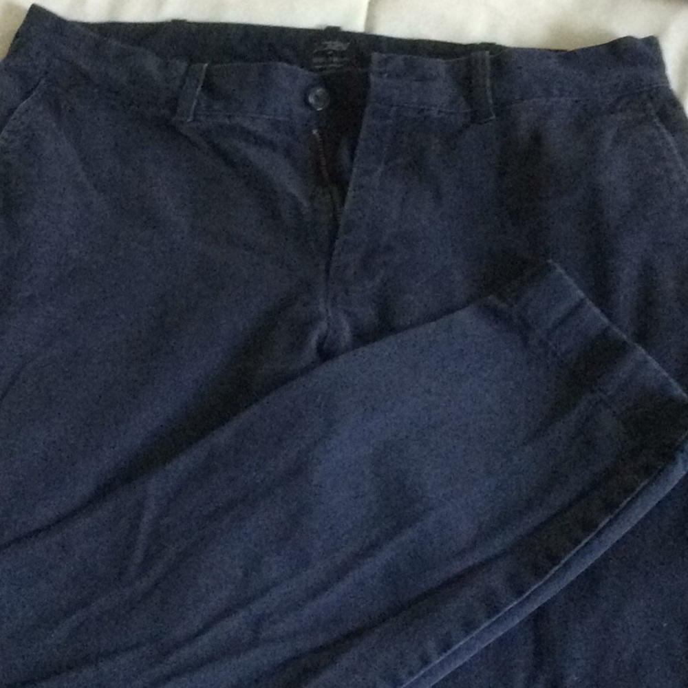 J crew navy pants